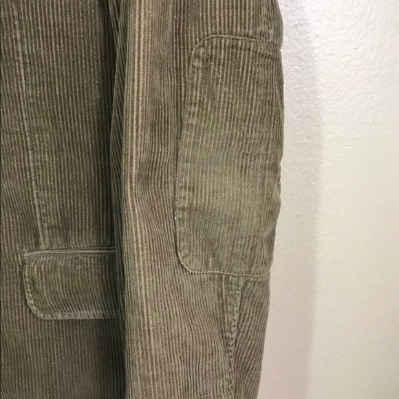Men’s Large Corduroy Two Button Blazer Coat VTG - Picture 4 of 9